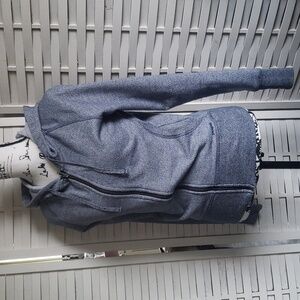 Patagonia full zip blue/gray women's thumb hole hoodie size XS